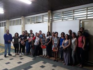 Visita de discentes do curso de Arquivologia